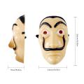 Salvador Dali Face Mask - La Casa De Papel Face Mask Money Heist Mask For Halloween Party Funny Costumes Cosplay. 