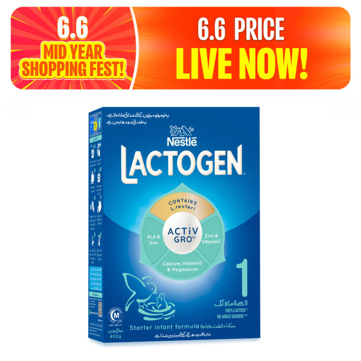 NESTLE LACTOGEN 1 Starter Infant Formula Powder 400g