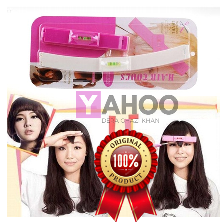 2 PCS Bang Cutting Tool Pack of 2 Bangs Cutting Tool - Beauty Clipper Fringe Hair Cutting Level Bangs Clipper Tool Guide for Layers - Bang Hair Trimmer