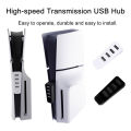 Multi-device Usb Hub for Efficient Connectivity High-speed Usb 2.0 Hub Splitter for Ps5 Slim Plug Play Usb Adapter for Multiple Devices Fast Transmission No Delay Usb Hub Extender. 