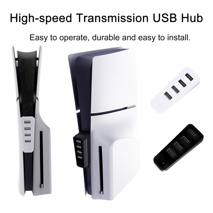 Multi-device Usb Hub for Efficient Connectivity High-speed Usb 2.0 Hub Splitter for Ps5 Slim Plug Play Usb Adapter for Multiple Devices Fast Transmission No Delay Usb Hub Extender