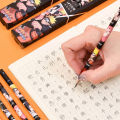 Deli 8pcs Japanese Stationery Naruto Pencils for School Writing Accessories Cute Anime Pencil Wood HB 2B Cool Prizes for Kids. 