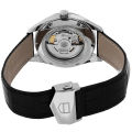 Tag Heuer Carrera Calibre 5 Black Leather Strap Black Dial Automatic Watch for Gents - WAR201C.FC6266. 