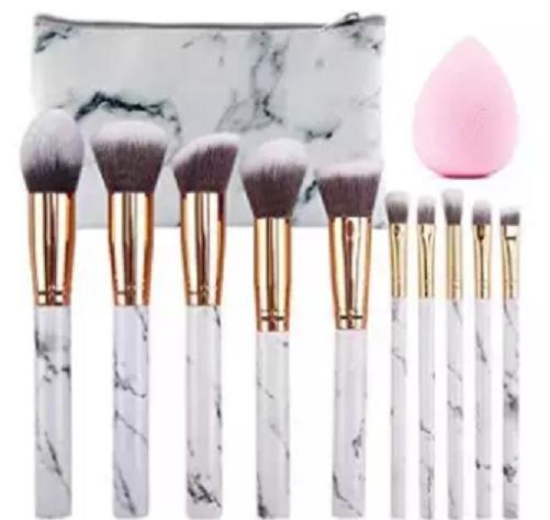 Pack of 12 High Quality Professional Makeup Cosmetic Brush Set With Steel Box