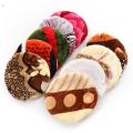 Small round stool cover Falai velvet plush seat cushion chair cover lift chair stool cushion cover round stool cover. 