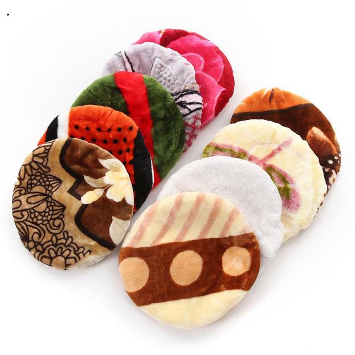Small round stool cover Falai velvet plush seat cushion chair cover lift chair stool cushion cover round stool cover