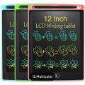 LCD Writing Tablet, Upto 12 inch Multicolor Display LCD Drawing Writing Tablet for Kids & Adults with Pen, Erasable E-Writer Digital Drawing Board Boy and Girl , Size 8.5, 10 & 12. 