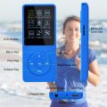 COVVY Slim Music Player 8GB Portable MP3 Player No Sound Lossless 70 Hours Display Support up to 64GB Navy Blue. 