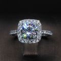 40 Style Lovers Lab Diamond Cz Promise Ring 925 Sterling Silver Engagement Wedding Band Rings for women men Party Jewelry Gift. 