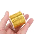 10 Yard Golden Soft Copper Wire for DIY Jewelry Making. • Perfect for Handmade Wire Jewelry Crafts. • Made of Brass Metal Wire. • Ideal for Women interested in Beads & Jewelry Making. • A must-have Jewelry Tool & Equipment.. 