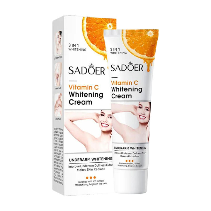 SADOER 3 IN 1 Vitamin C Underarm & Private Parts Whitening Cream SD56082