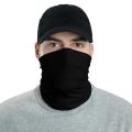 Black Neck Gaiter Mask Summer, Face Cover Mask For Bikers Breathable Face and Neck Cover Mask For Bikers. 