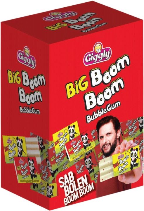 Big Boom Boom - Boom Boom Bubble Gum - 50 Pieces