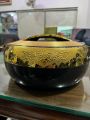 Premium Quality Elegant Design Black Gold Food Warmer Hot Pot, High Quality Insulated Material Keeps Food Fresh and warm upto 6 Hours, Available in 3 Different Sizes - Black Gold. 