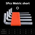 5/8/11 PCS Portable Size Allen Key Short Arm Tool Metric Wrench L Wrench Inch Wrench Allen Wrench. 
