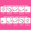 WBM Multi-Functional Lint Roller (60 Sheets) - Lint Remover, Dust ,Hair and More. 