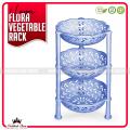 Vegetable Kitchen Corner Rack Storage Stand Plastic Frame (Large Size). 