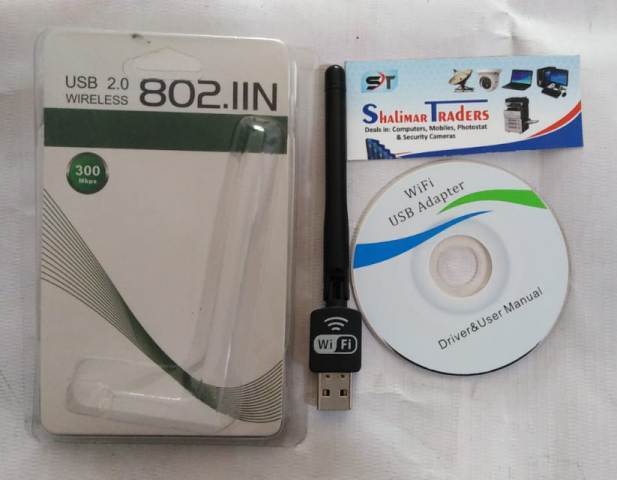 Best USB Wireless Wi-Fi Adapter catcher Dongle Receiver Network LAN Card WITH ANTENA