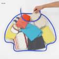 Hanging Laundry Hamper Bag with Over Door Hooks, Oxford Cloth Laundry Bag with Wide Open Top, Dirty Clothes Storage Bags. 