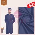 Navy Blue Unstitched Fabric Shalwar Kameez for Men | Traditional Clothes for Man. 