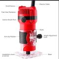 Compact Router, TRIMMER BABY Routers for Woodworking, 6.5Amp 1.25HP Palm Wood Router Tool, 30000R/MIN Hand Edge Trimmer with 15 1/4" Router Bit Set. 