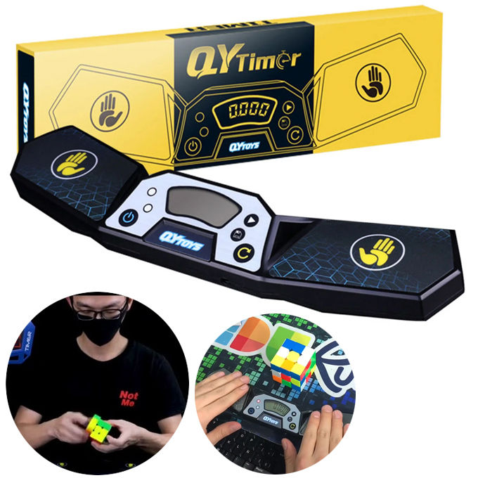 QIYI Magic Cube Timer For Competition - Automatic Calculation Hand Touch Control Timer