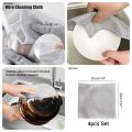 1/4/6/12/24/50/100Pcs Rust Removal Cleaning Cloth Kitchen Magic Dishwashing Towel Metal Steel Wire Cleaning Rag Microwave Stove Clean Tools Dish Cloth. 