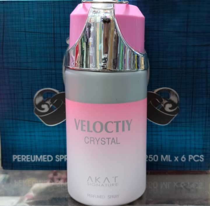Velocity Crystal Perfume Spray 250ml