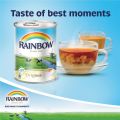 RAINBOW EVAPORATED MILK 410 ML Tea and Coffee Mix. 
