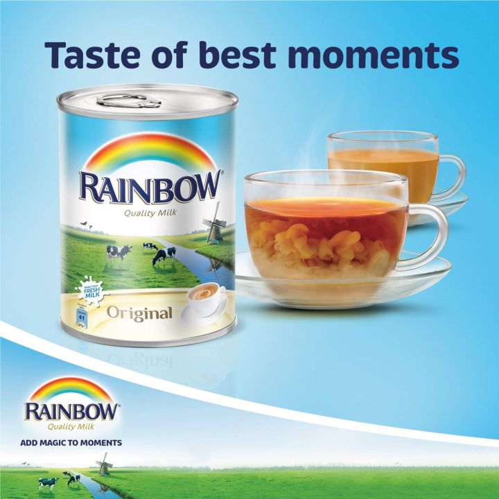 RAINBOW EVAPORATED MILK 410 ML Tea and Coffee Mix