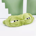 Soft Plush Sleeping Mask 3d Sad Frog Eye Sleep Mask. 