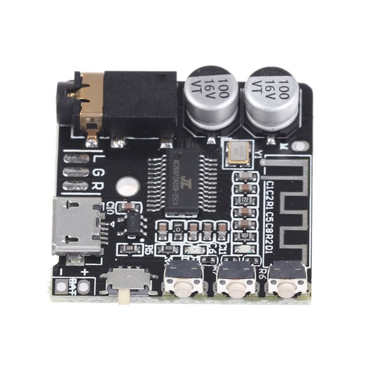 VHM-314 V.20 MP3 Bluetooth 5.0 Audio Receiving and Decoding Board 3.7-5V Audio Receiver Board Audio Receiver Board