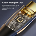 Aspor A153 240W LED Light Type-C to Type-C PD Fast Charging Cable Best for charging and data transfer cable – 1.8M | C to C Cable | 240W Cable | iphone Cable | Best for fast charging cable | Supported iPhone, Oppo, OnePlus, Samsung, apple, Huawei, others. 