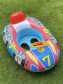 Float Infant Baby Boat seat with Steering Wheel Swimming Ring.. 