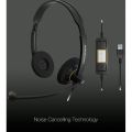 Sennheiser Impact SC60 Noise Cancelling USB Headset in Call Control Dual sided Wearing Design Best for Call Center.. 
