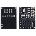 2Pcs NRF24L01+PA+LNA RF Transceiver Module with SMA Antenna 2.4 GHz 1100M + NRF24L01 Wireless Module for. 