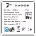 Jasco Pressure Washer 140 Bar - 1800 Watts - JCW2000D - with built-in Soap Bottle Car Washer. 