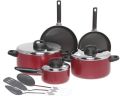 Prestige Aluminum Classique Non-stick Cookware Set of 16-Piece, Black. 