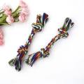 Pet Double-Knot Cotton Rope Toy Dog Molar Teeth Cleaning Bone Toy Dog Toy. 