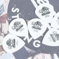 6pcs Dunlop Tortex White Guitar Picks Bass Mediator Acoustic Electric Accessories Classic 0.73/0.88/1.0/1.14/1.35/1.5mm Picks. 