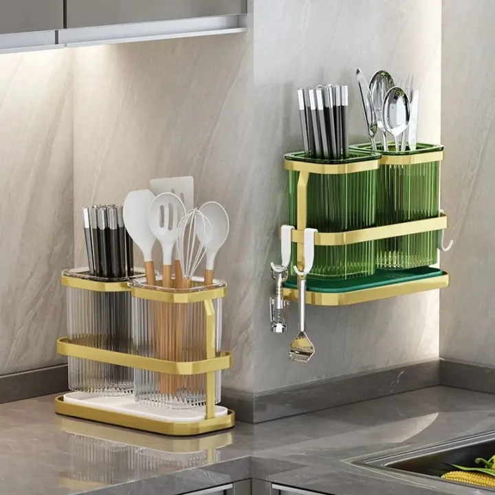 2%20Compartments%20Round%20Cutlery%20Holder%20Utensil%20Holder%20Countertop%20Kitchen%20Utensil%20Organizer%20Spoon%20Fork%20Holder%20Organizer%20Cutlery%20Caddy%20Drying%20Rack%202%20Green%20Cups%20with%20Gold%20Iron%20Frame%20Cooking%20Utensil%20Crock%20Chic%20-%20Image%208