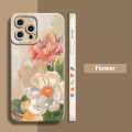 For Xiaomi Redmi Note 12 13 Pro Plus 5G 12S 11 11S 10S Watercolor Flower Plant Phone Case For Redmi 12 13C Shockproof Soft Cover. 
