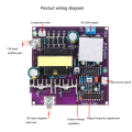 Inverter Power 300W Corrected Sine Wave Output 50Hz Inverter 12V to 220V Supply Energy Storage DC-AC Boost Board. 
