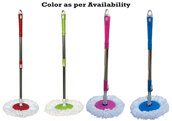 Mop%20Rod%20Stick%20Stainless%20Steel%20with%201%20Refill%20360%20Degree%20Rotating%20Pole%20(Multi-Colour)%20-%20Image%202