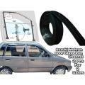 Door Glass Channel For Suzuki Mehran 2 Pc For 2 Gates  Special Soft Rubber Channels Window run channel Window Rail Rubber Window Glass Track. 