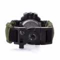 Watch Yuzex Outdoor Survival Paracord Waterproof Military Watch 6 in 1 Multi-Functional. 