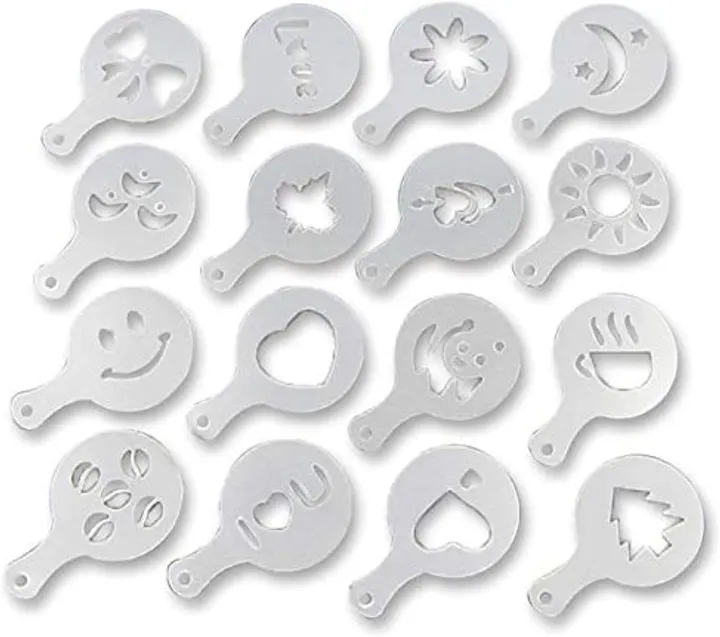 Pack%20Of%2010%20Coffee%20Art%20Stencil%20Random%20Design%20-%20Image%203