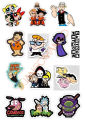 10 Pcs Cartoon Network Mixed Stickers Pack for Laptop and Phone DIY Stickers - JangoMango Store. 