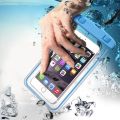 New Underwater Waterproof Rainproof Mobile Case PVC Bag Transparent Touch Screen Premium Cell Phone Pouch Cover For Travel Hiking Rainy Season Monsoon. 