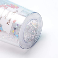 Unicorn Drinking Cup with Straw Kid Travel -Tumbler Glitter Ice Coffee Mugs Plastic Cup Portable , Juice , Coffee Milk Cup. 